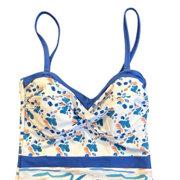 NWOT Siloett Floating Petals One-Piece Swimsuit UPF 30+ Chlorine-Resistant Sz 10 - Picture 3 of 9